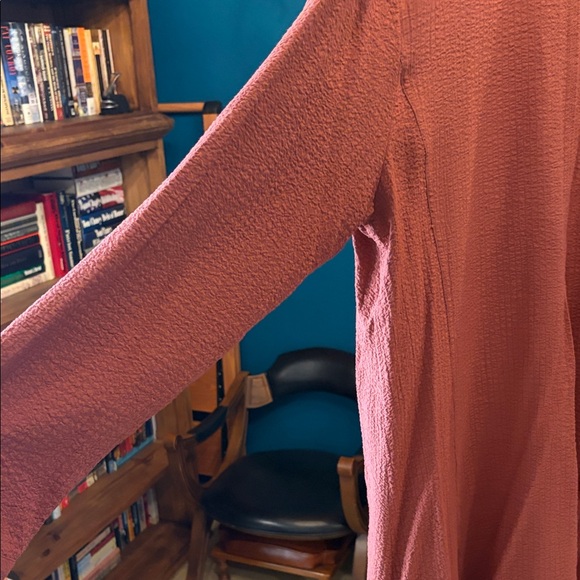 Soft Surroundings Rust Buttoned Top - Picture 4 of 9